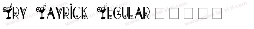 Dry Hayrick Regular字体转换